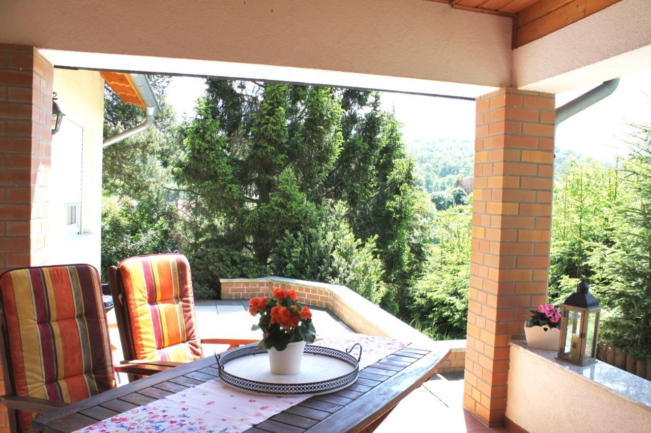Ferienhaus Harzblick Güntersberge Esterno foto